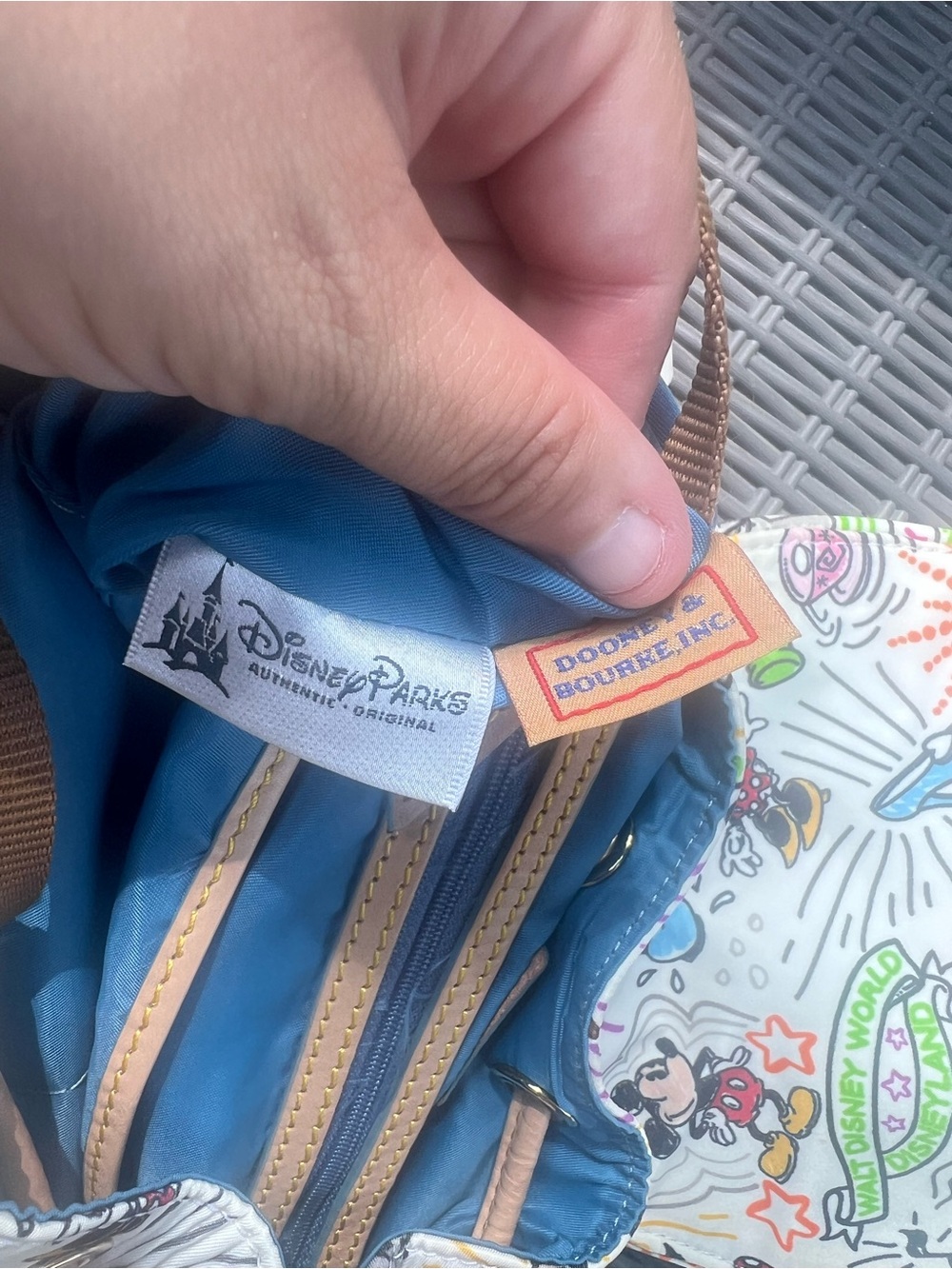 Dooney & Bourke Disney Sketch Drawstring Backpack Small - Picture 14 of 16